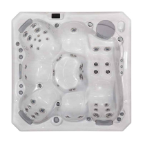 Set minipiscina Wellis, Malaga CityLife Deluxe, cu capac, pentru 6 persoane